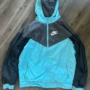 Nike Gray and Blue Jacket